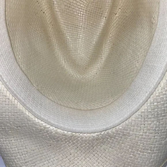 Classic Hat Co. White Straw 10gal Cowgirl Hat 60cm - Picture 14 of 15